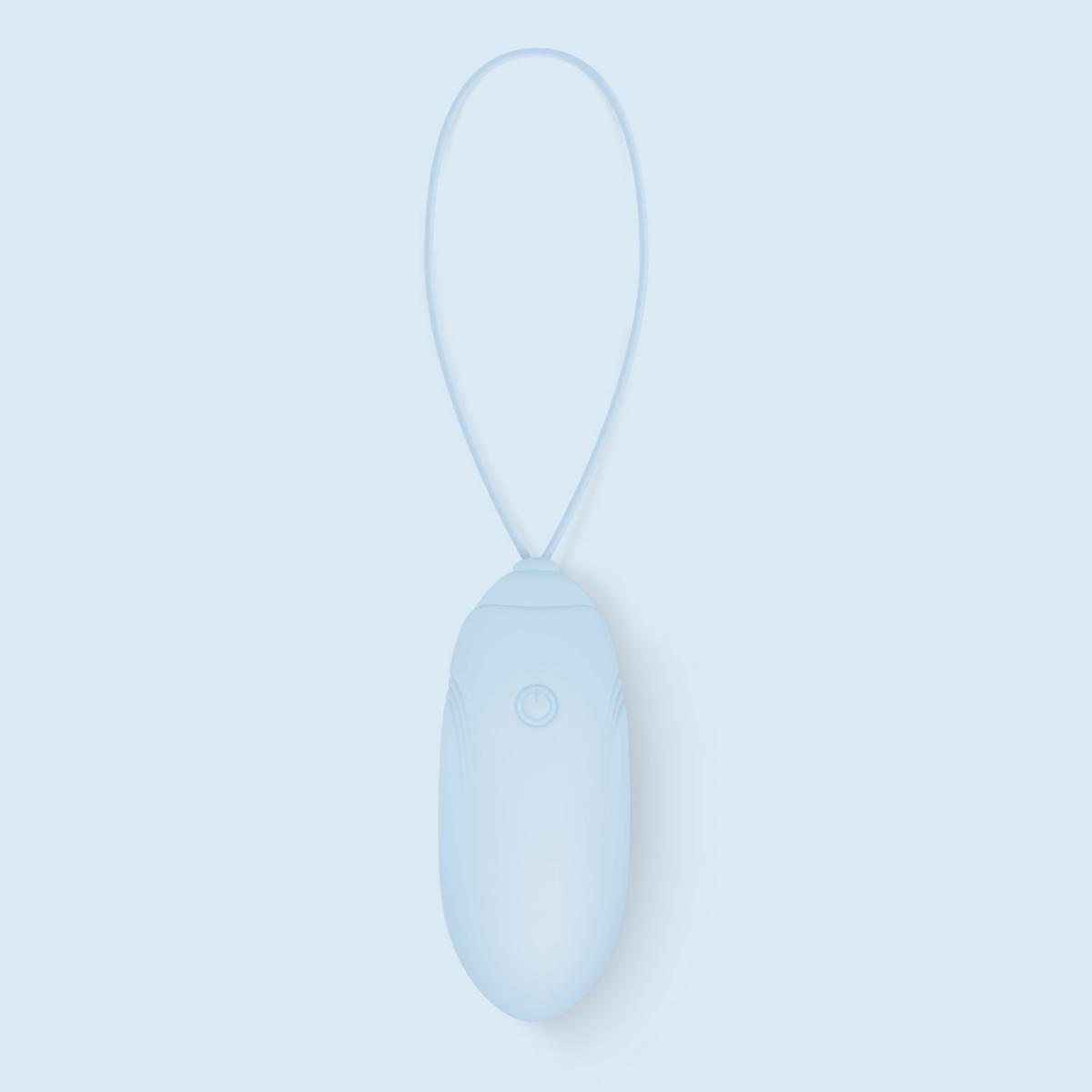 Ou Vibrator LUV EGG, Remote Control, 10 Moduri Vibratii, 4 Intensitati, Silicon, USB, Albastru, #4, Erotic24.ro