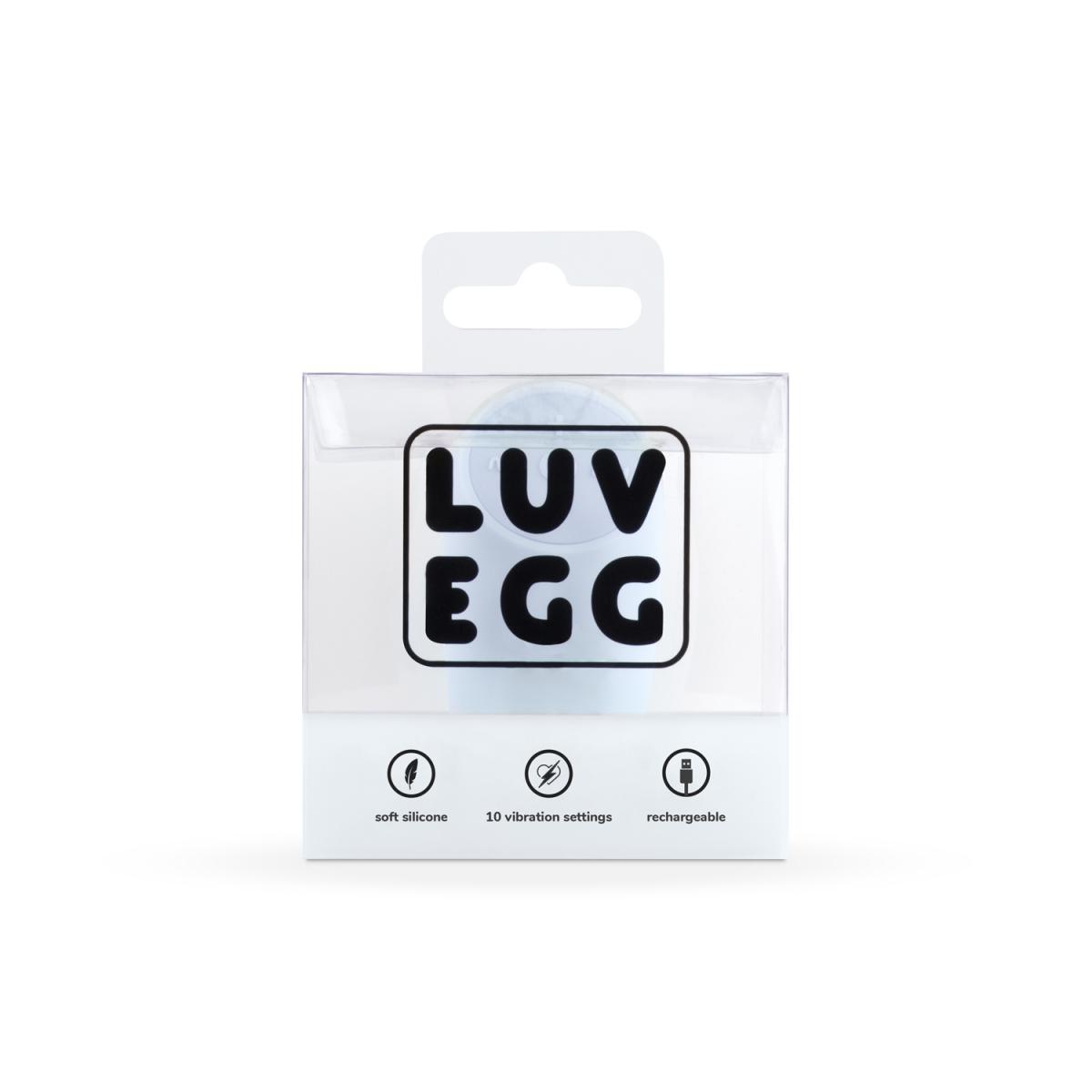 Ou Vibrator LUV EGG, Remote Control, 10 Moduri Vibratii, 4 Intensitati, Silicon, USB, Albastru, #6, Erotic24.ro