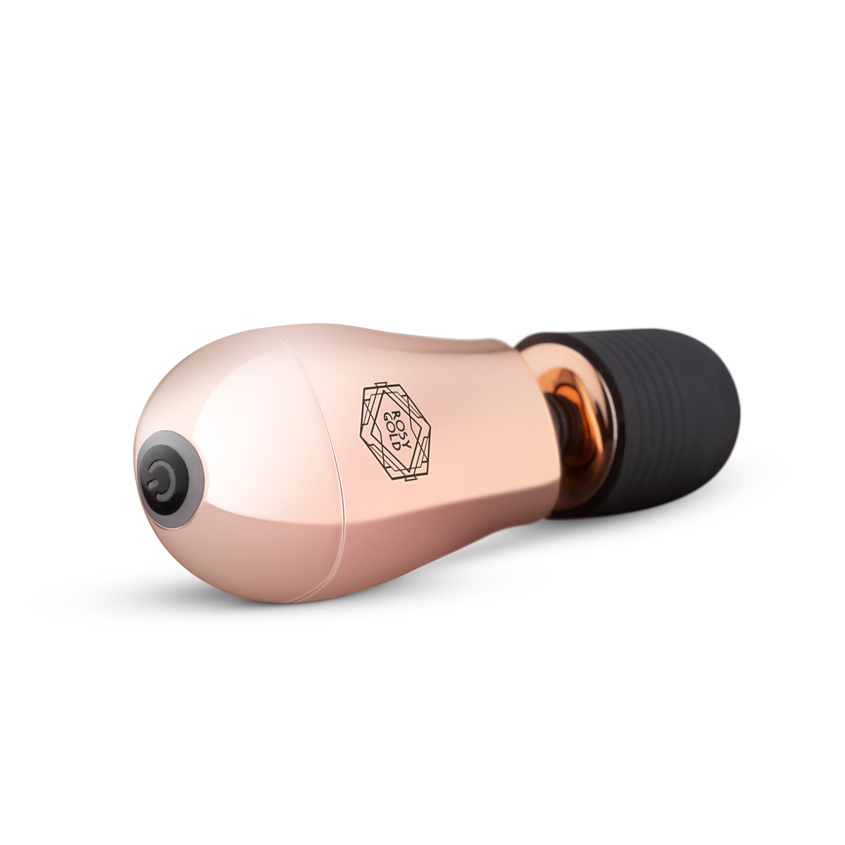 Mini Vibrator Masaj Rosy Gold, 10 Moduri Vibratii, USB, 12.5 cm, #5, Erotic24.ro