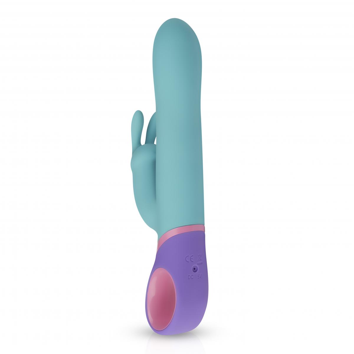 Vibrator Meta Dolphin Vibrator, 12 Moduri Rotatii, 13 Moduri Vibratii, Silicon, USB, Verde, 23 cm, #2, Erotic24.ro