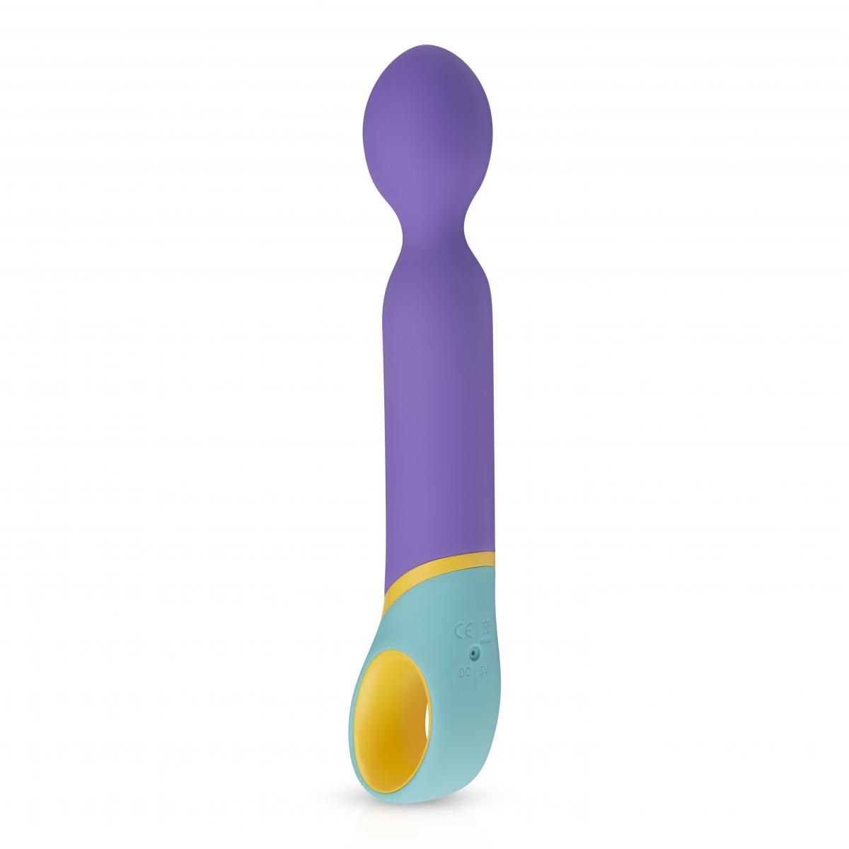 Vibrator Wand Base, 11 Moduri Vibratii, Silicon, USB, 24 cm, #2, Erotic24.ro