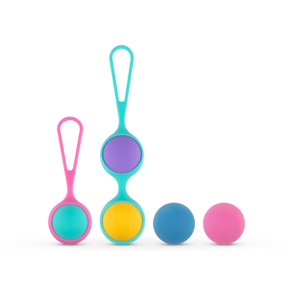 Set Vita Bile Kegel Silicon Multicolor