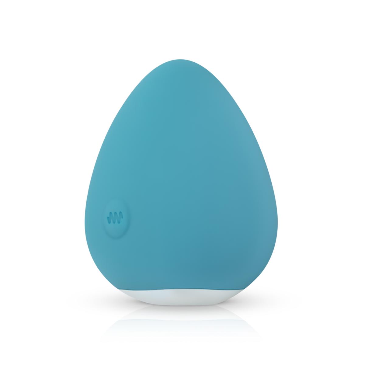 Vibrator Lay-on Carla, 10 Moduri Vibratii, Silicon, USB, Turcoaz, 6.6 cm, #2, Erotic24.ro