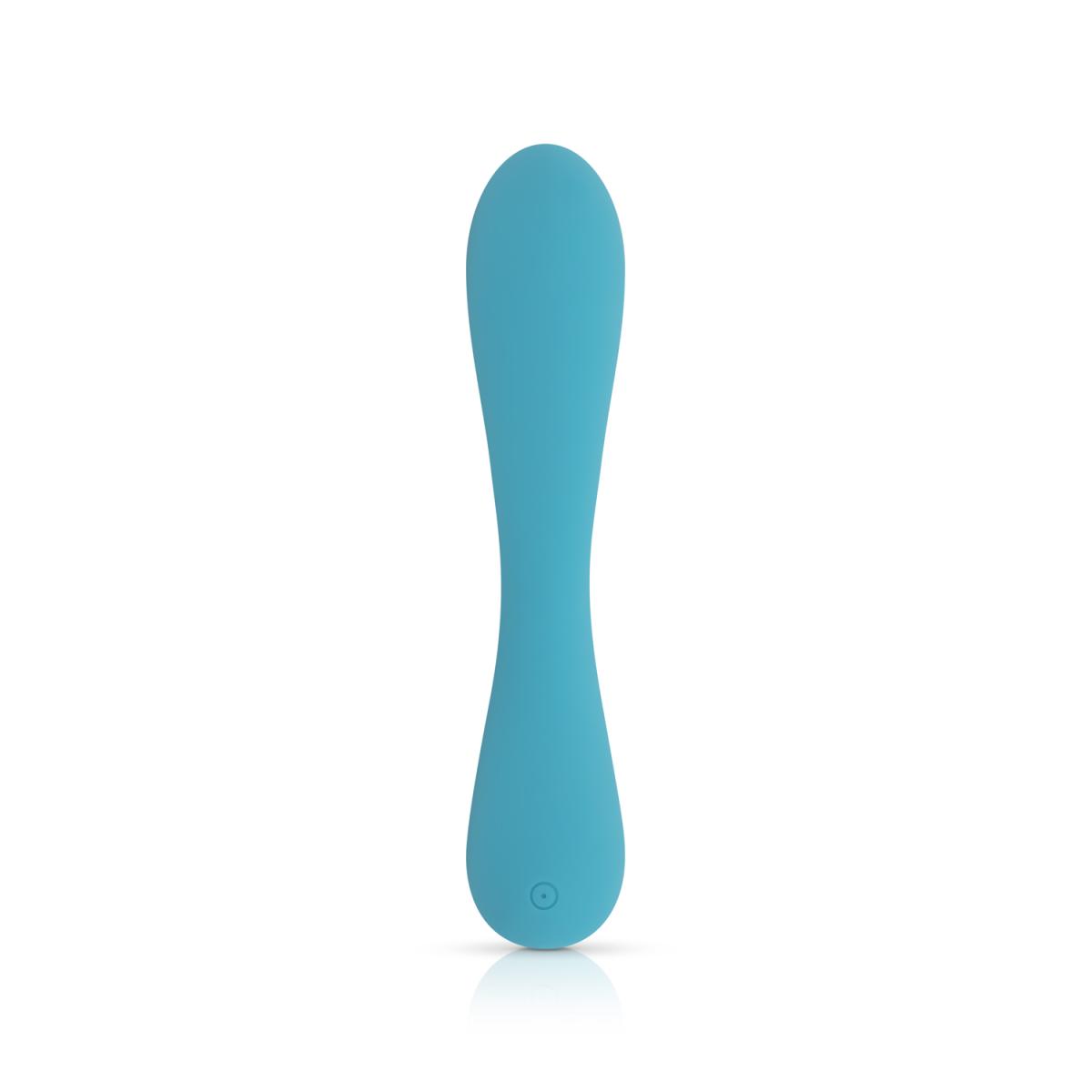 Vibrator Iepuras Martina, 10 Moduri Vibratii, Silicon, USB, Turcoaz, 18 cm, #3, Erotic24.ro