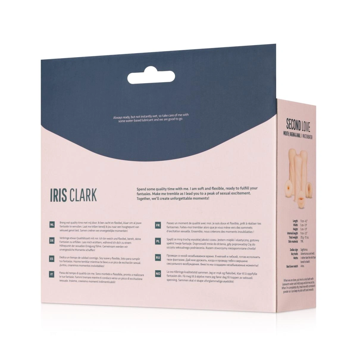 Set 3 Masturbatoare Friend With Benefits Iris Clark, TPR, Natural, 11 cm, Nr. 8, Erotic24.ro