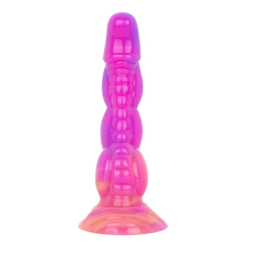 Dildo Mythical Mates Blazetail Dragon cu Ventuza, Silicon, Mov Neon, 25.5 cm, Nr. 3, Erotic24.ro