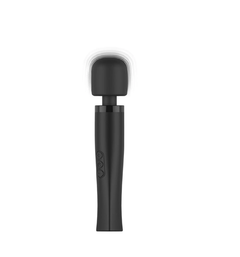 Vibrator MyMagicWand Medium, 7 Moduri Vibratii, 4 Intensitati de Viteza, Silicon, ABS, USB, Negru, 25.8 cm, #1, Erotic24.ro