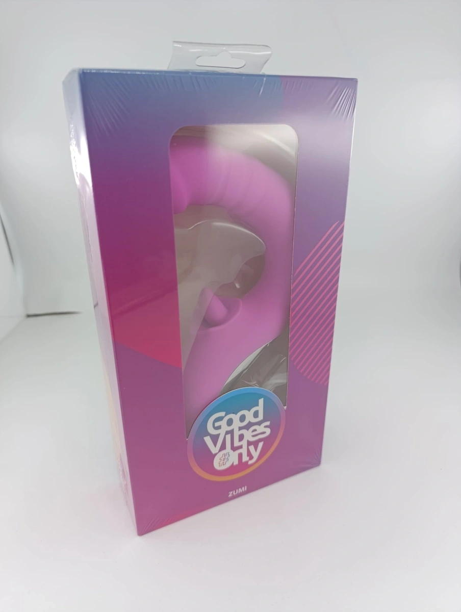 Vibrator Zumi, 9 Moduri Impingere si Vibratii, 10 Moduri Licking, Silicon, USB Magnetic, Mov, 19.9 cm, #10, Erotic24.ro