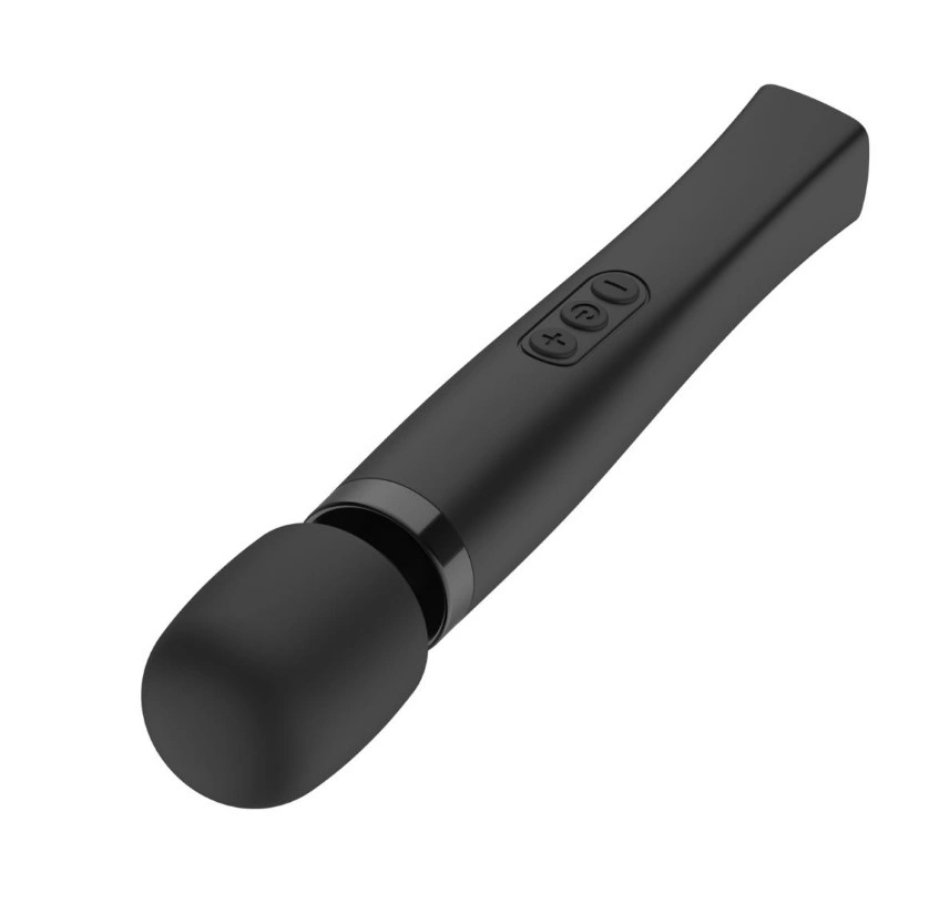 Vibrator MyMagicWand Small, 7 Moduri Vibratii, 4 Intensitati de Viteza, Silicon, ABS, USB, Negru, 19.5 cm, #3, Erotic24.ro