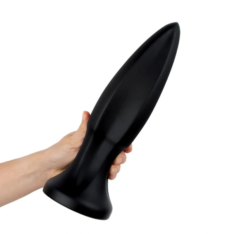Dildo Anal BUTTR Major League, PVC, Negru, 29 cm, #3, Erotic24.ro