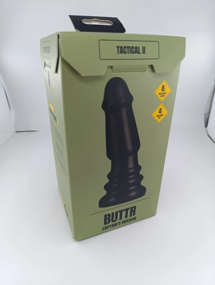 Dildo Anal BUTTR Captain's Mission, PVC, Negru, 26 cm, #4, Erotic24.ro