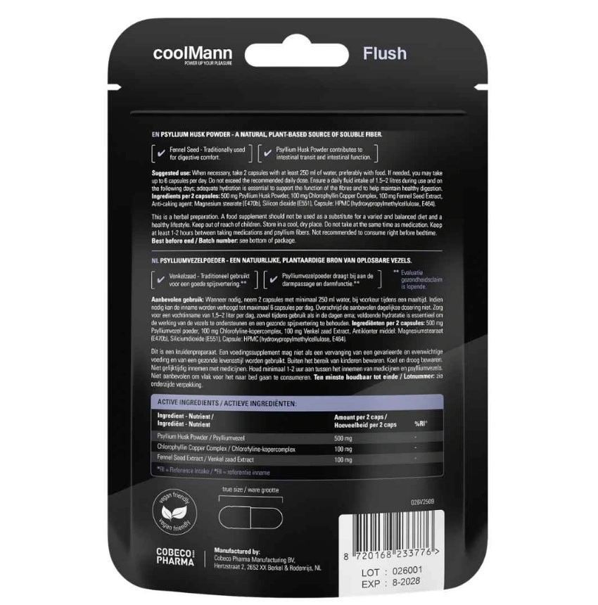 60 Capsule Digestive Flush CoolMann, #2, Erotic24.ro