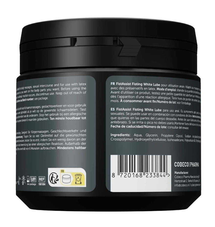 Lubrifiant pe Baza de Apa Fisting White Lube, 500 ml, #2, Erotic24.ro