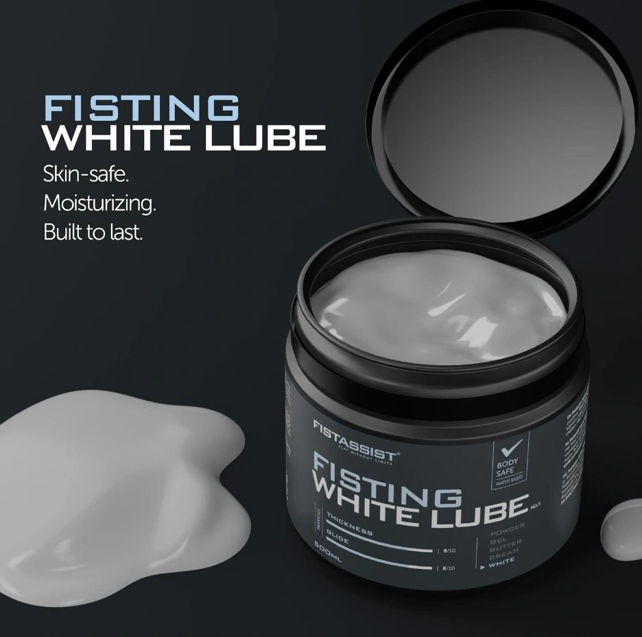 Lubrifiant pe Baza de Apa Fisting White Lube, 500 ml, #5, Erotic24.ro