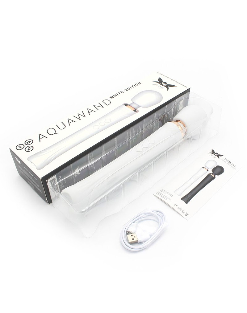Vibrator Masaj Pixey Aquawand White Edition Strong Vibrations, #7, Erotic24.ro