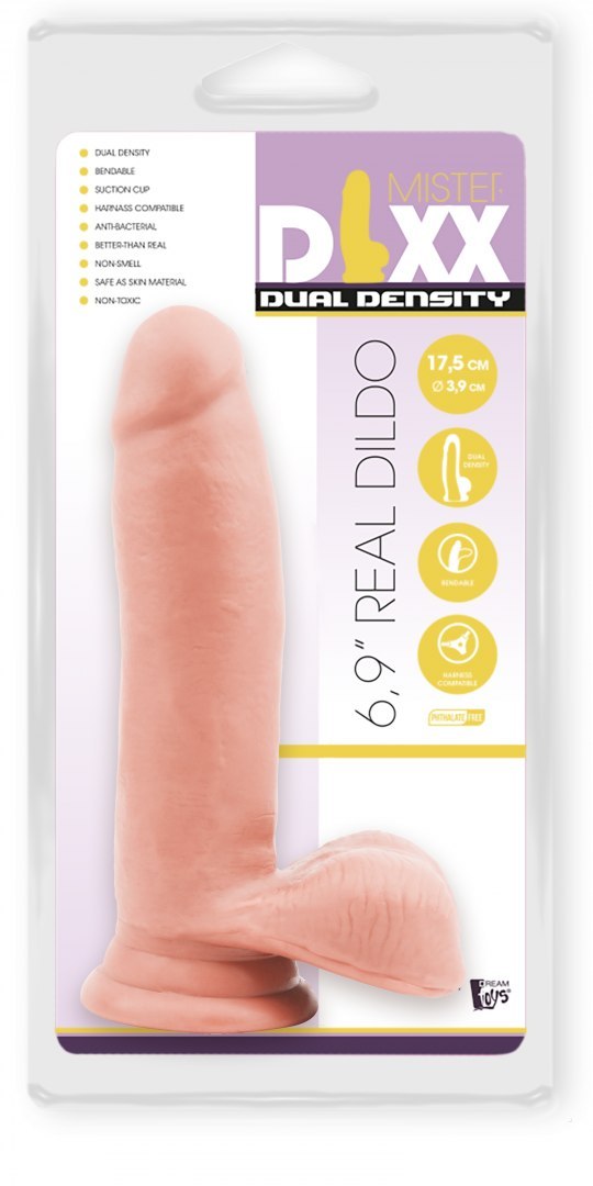 Dildo Realist Bendable Dubla Densitate Real Dildo Mister Dixx 17.5 cm, #2, Erotic24.ro