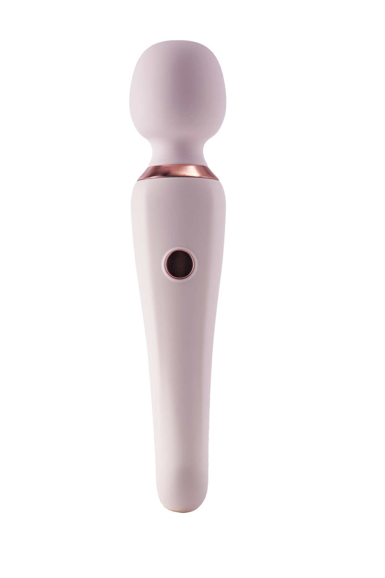 Vibrator Wand Nana 10 Moduri Vibratii Silicon USB Roz 18.2 cm, #3, Erotic24.ro