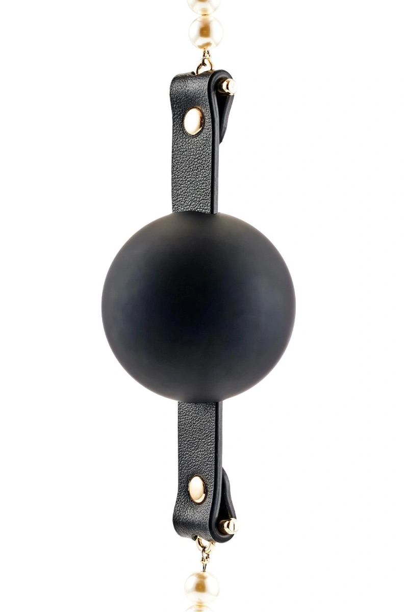 Calus Majestic Pearl cu Bila din Silicon, Guilty Pleasure, Nr. 5, Erotic24.ro