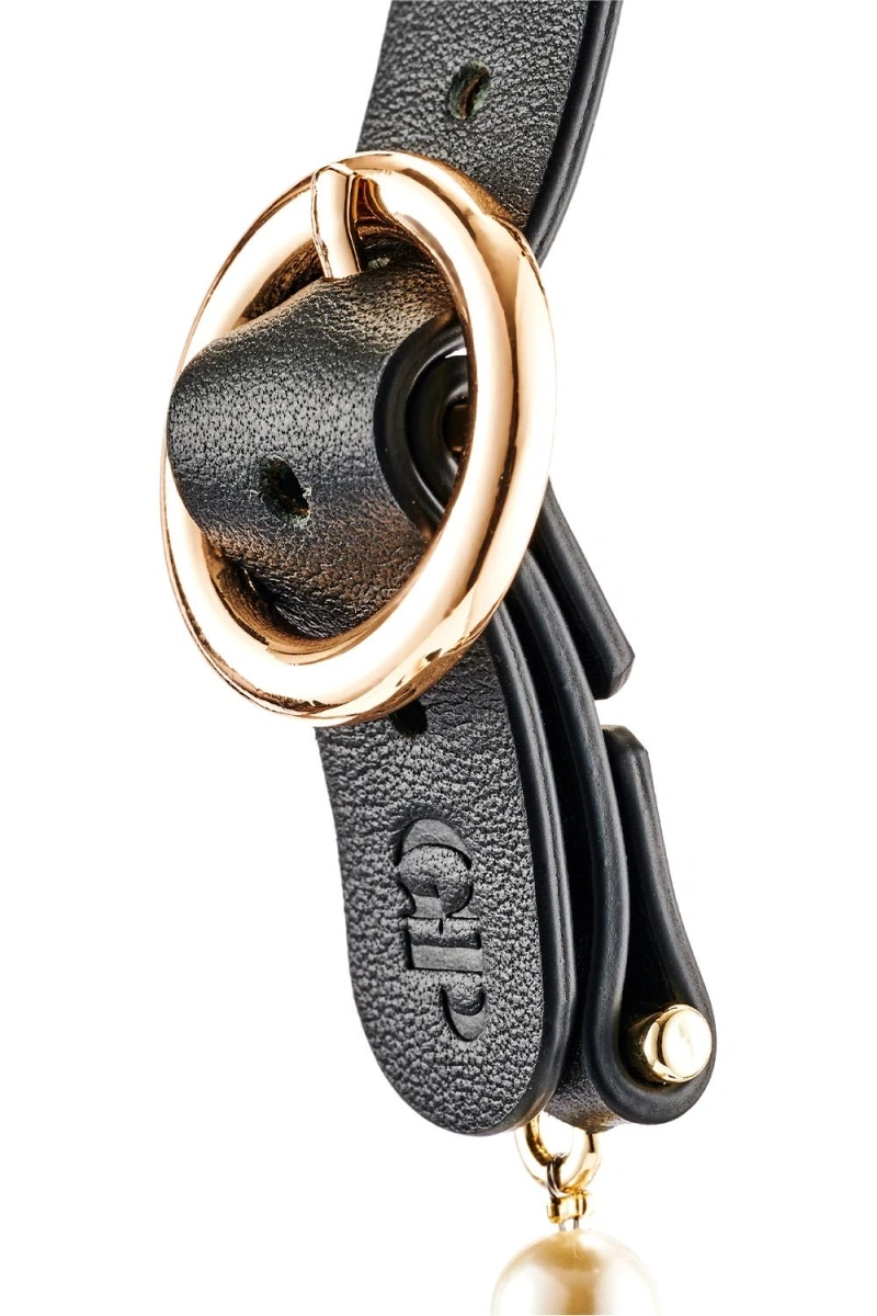 Masca de Ochi Boudoir Pearl Bindfold, Curele din Perle, Guilty Pleasure, #6, Erotic24.ro