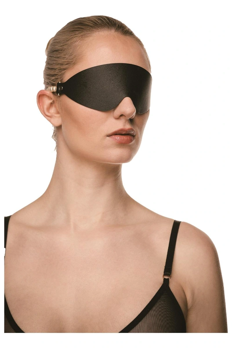 Masca de Ochi Boudoir Pearl Bindfold, Curele din Perle, Guilty Pleasure, #2, Erotic24.ro