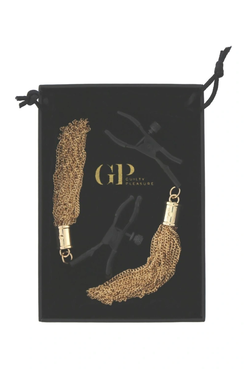 Clame de Sfarcuri Draped Desire Clamps, Guilty Pleasure, #11, Erotic24.ro