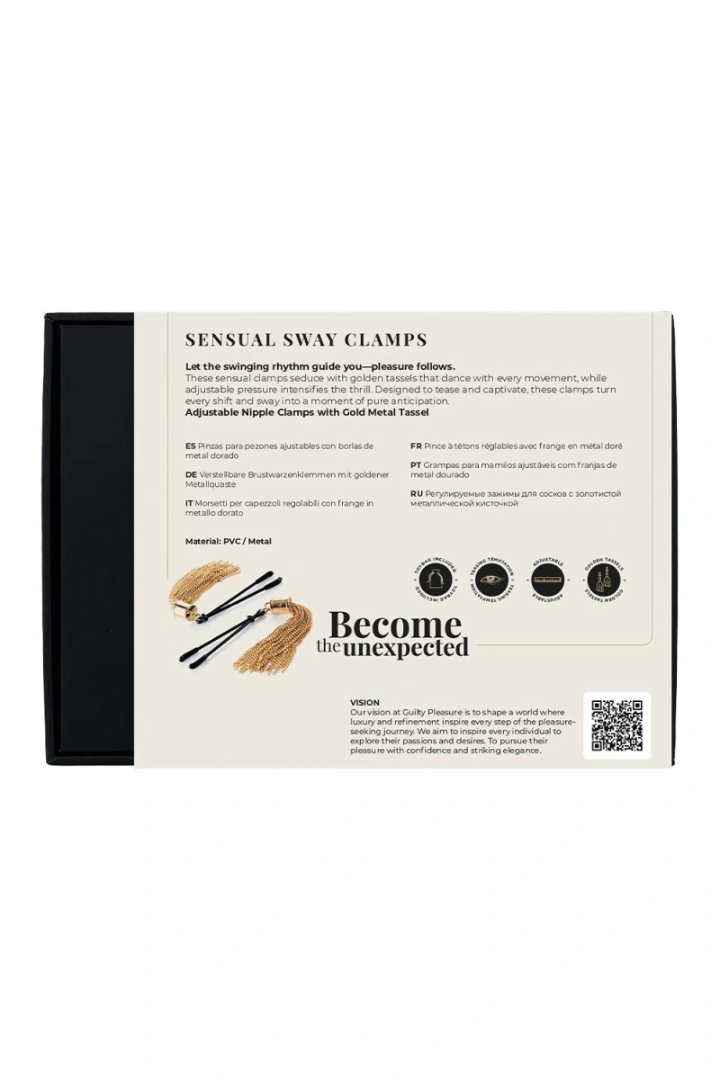 Clame de Sfarcuri Sensual Sway Clamps, Guilty Pleasure, #9, Erotic24.ro