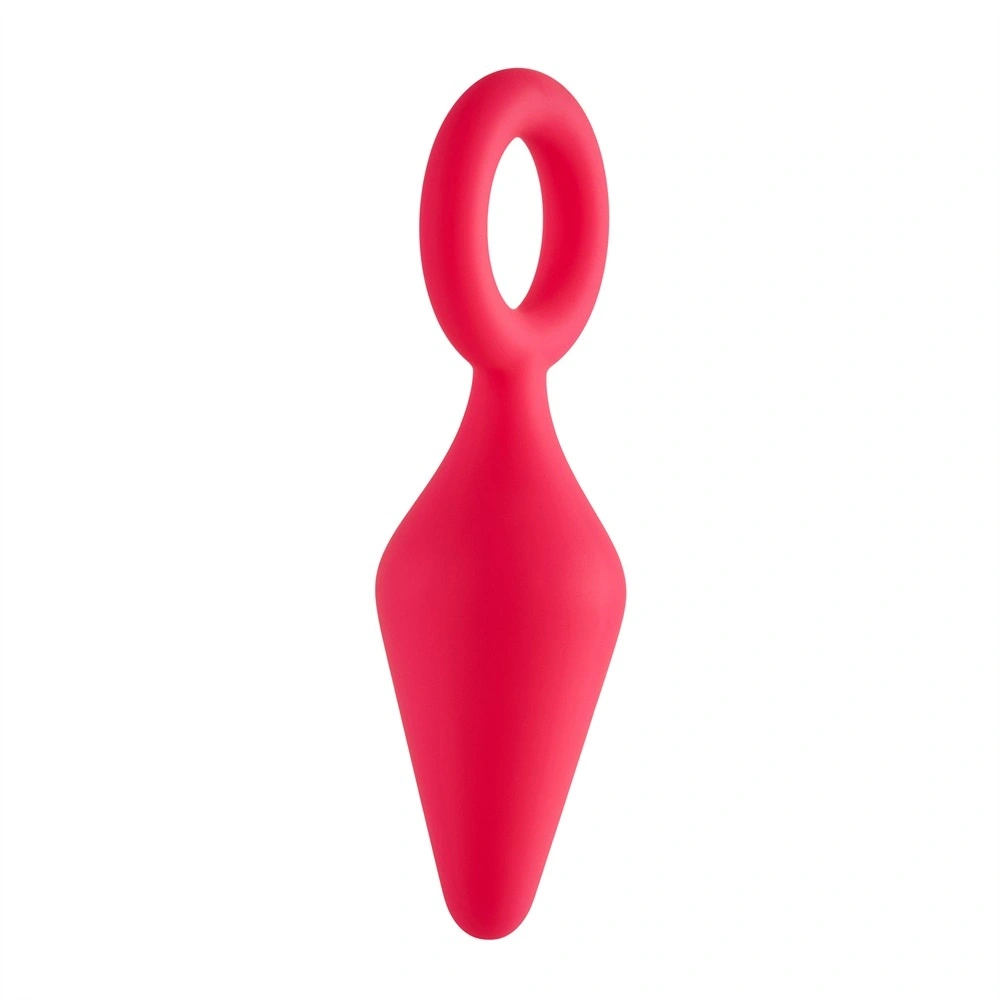 Dop Anal Soft Start Plug, Silicon, Roz, 9 cm, #2, Erotic24.ro