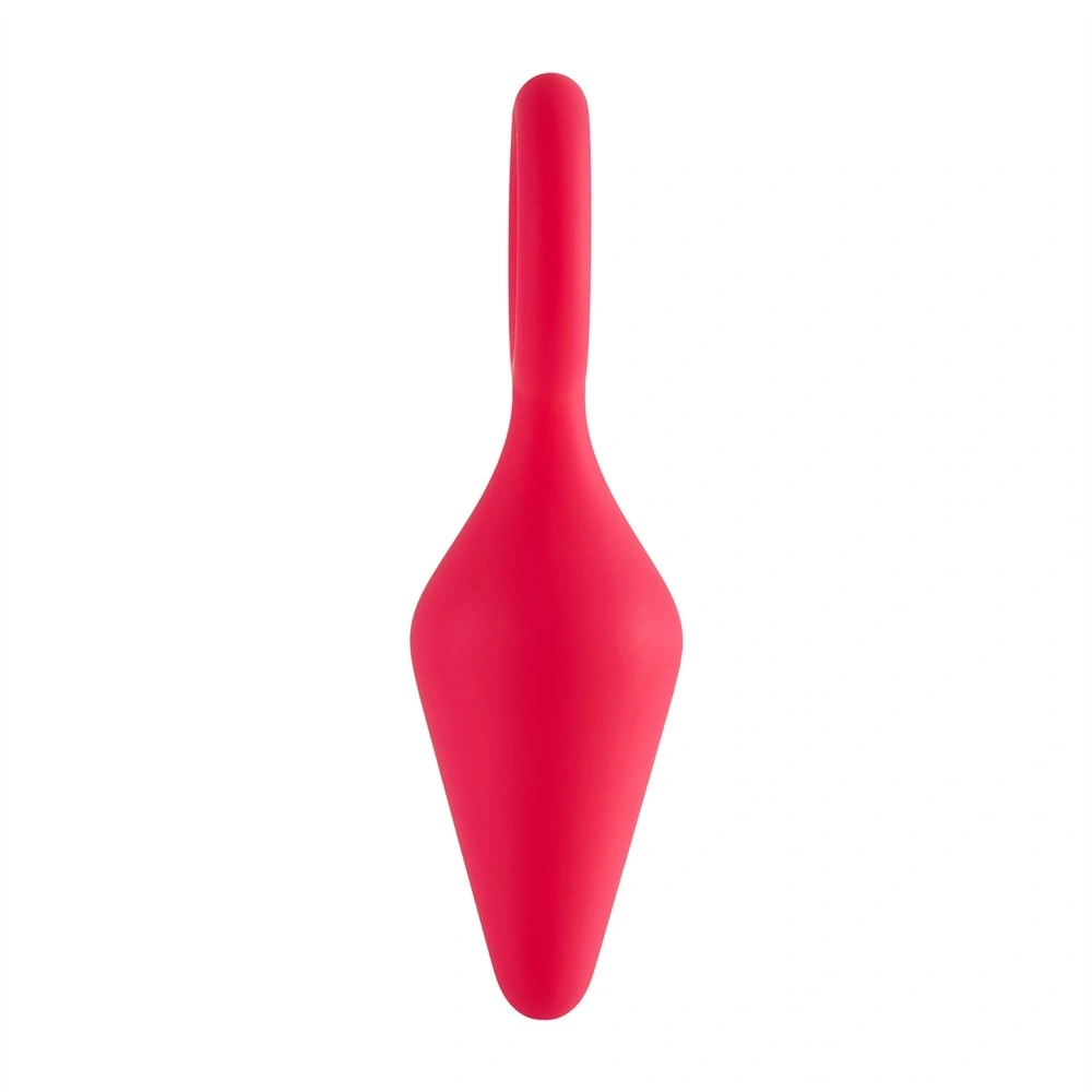 Dop Anal Soft Start Plug, Silicon, Roz, 9 cm, #3, Erotic24.ro