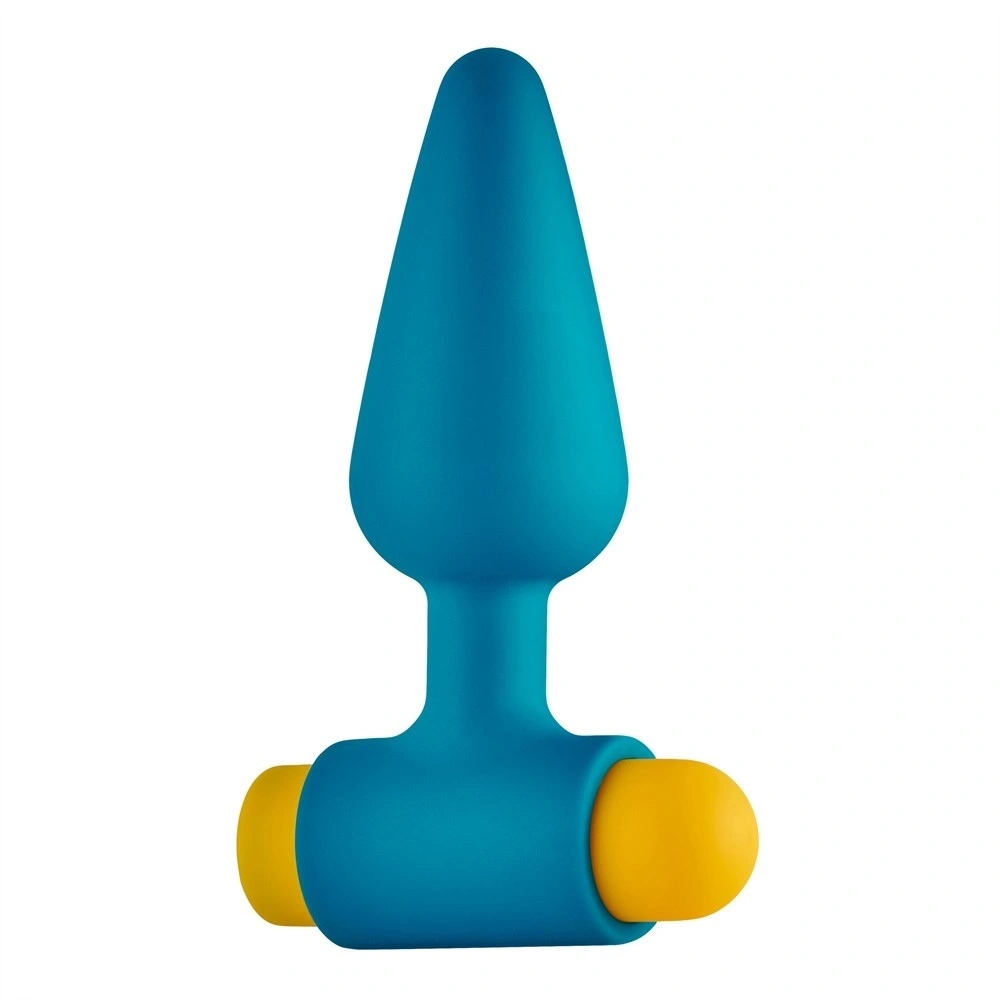 Vibrator Anal Wave Buzzer, 10 Moduri Vibratii, Silicon, USB, Verde, 10 cm, #2, Erotic24.ro