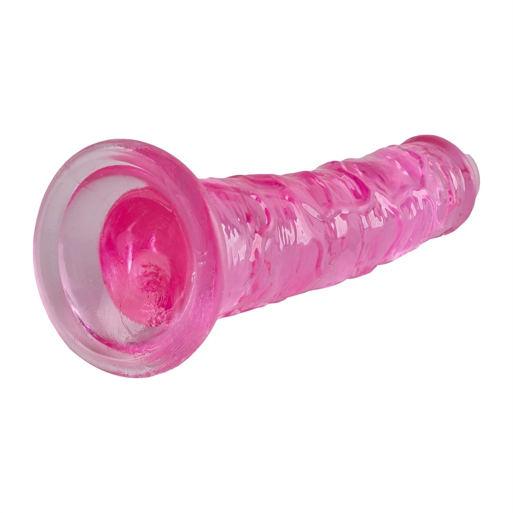 Dildo Realist Pretty Betty cu Ventuza, TPE, Roz, 16 cm, #3, Erotic24.ro