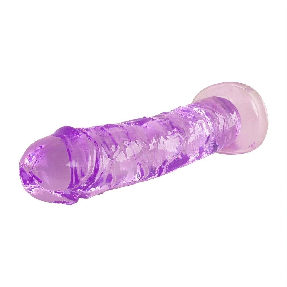 Dildo Realist Pretty Betty cu Ventuza, TPE, Mov, 16 cm, Nr. 5, Erotic24.ro
