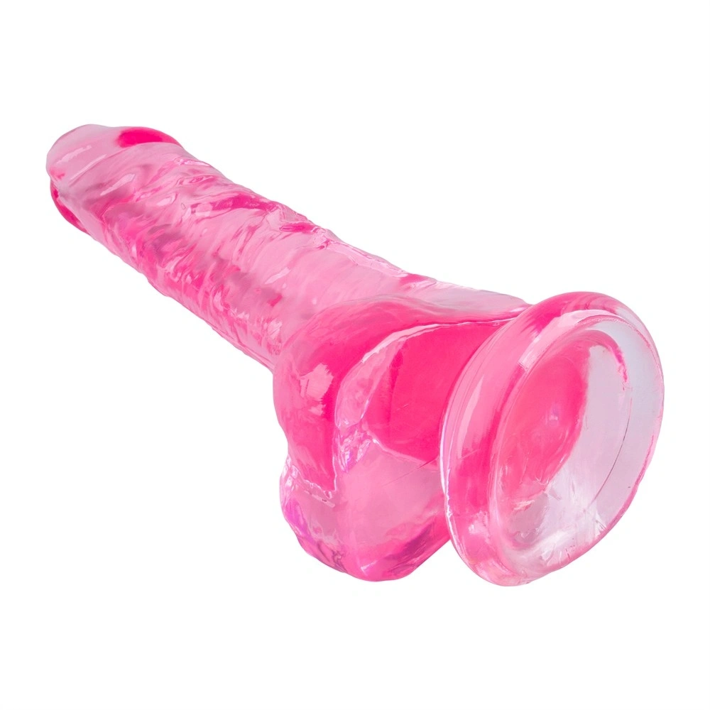 Dildo Realist Pop Rocket cu Ventuza, TPE, Roz, 17 cm, #5, Erotic24.ro
