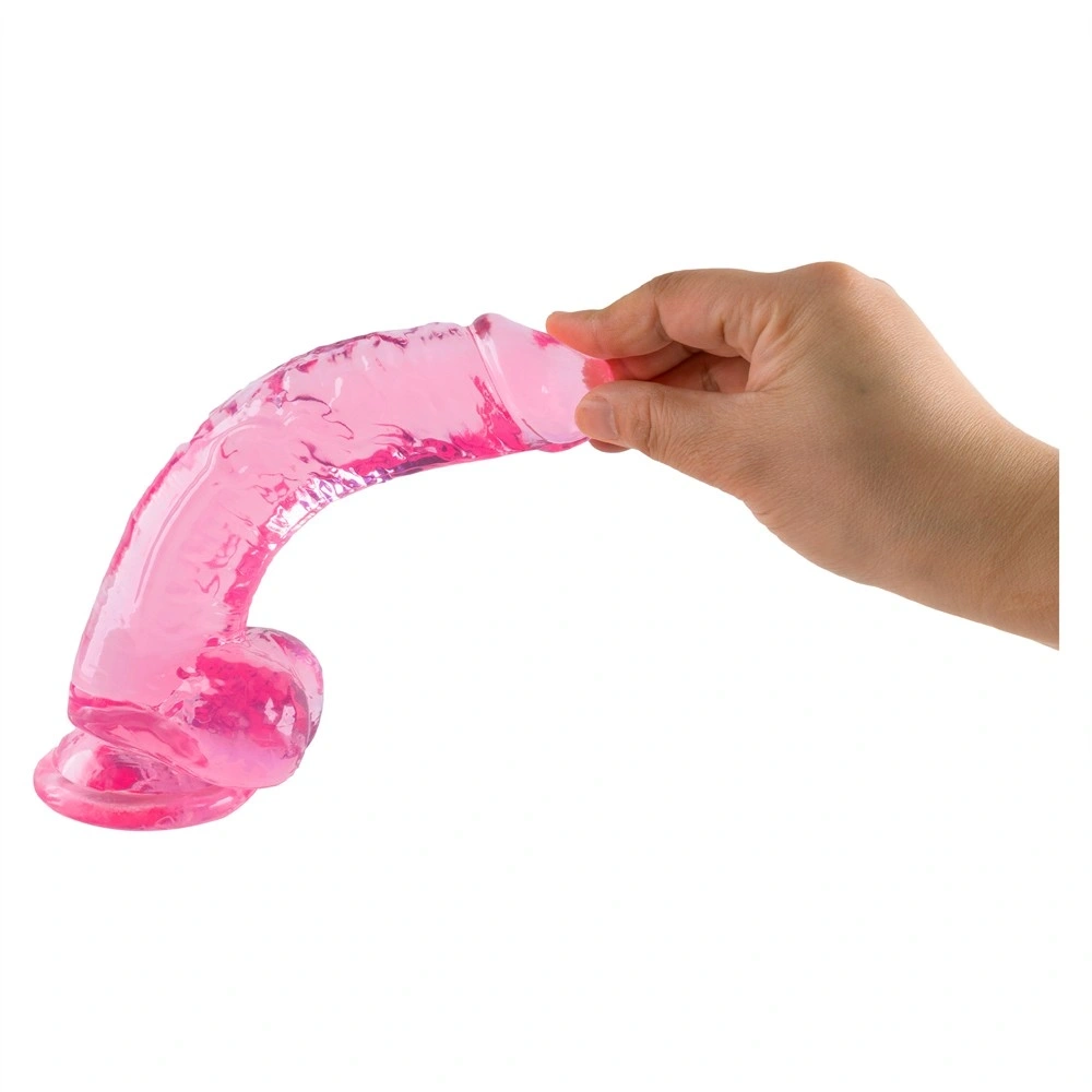 Dildo Realist Pop Rocket cu Ventuza, TPE, Roz, 17 cm, #4, Erotic24.ro