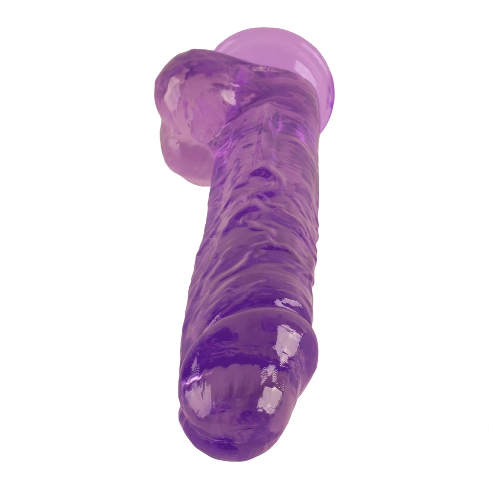 Dildo Realist Pop Rocket cu Ventuza, TPE, Mov, 17 cm, #7, Erotic24.ro