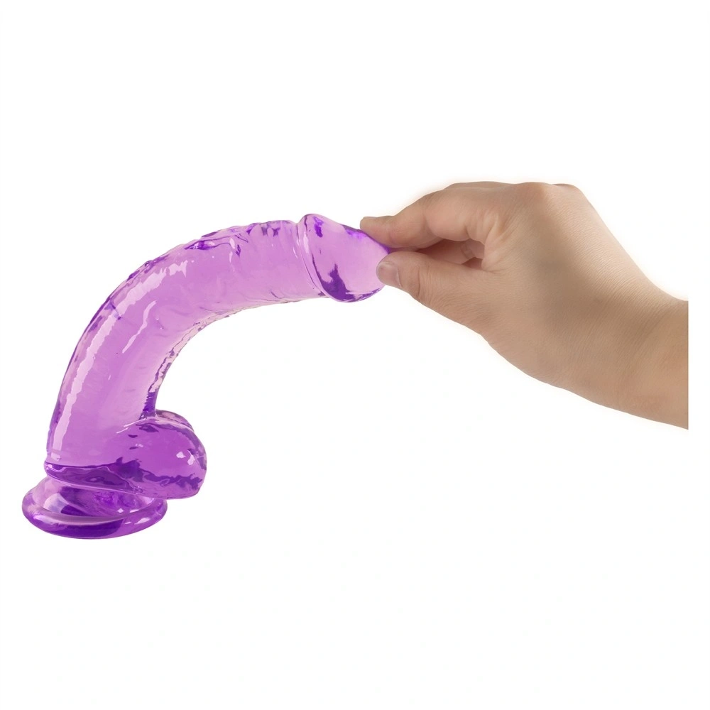 Dildo Realist Pop Rocket cu Ventuza, TPE, Mov, 17 cm, #4, Erotic24.ro