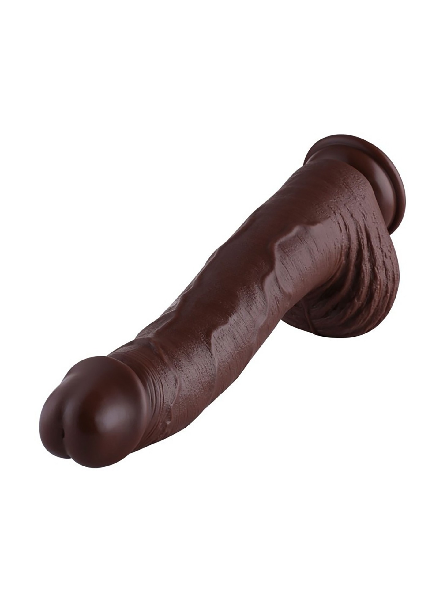 Dildo Realist Conectare KlicLok pentru Masini de Sex Hismith, Maro, 32 cm, #7, Erotic24.ro