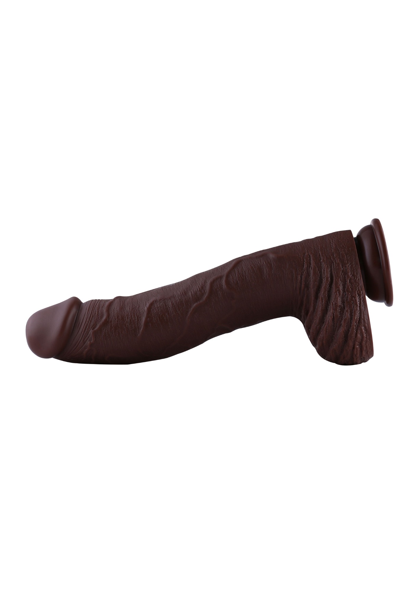 Dildo Realist Conectare KlicLok pentru Masini de Sex Hismith, Maro, 32 cm, #5, Erotic24.ro