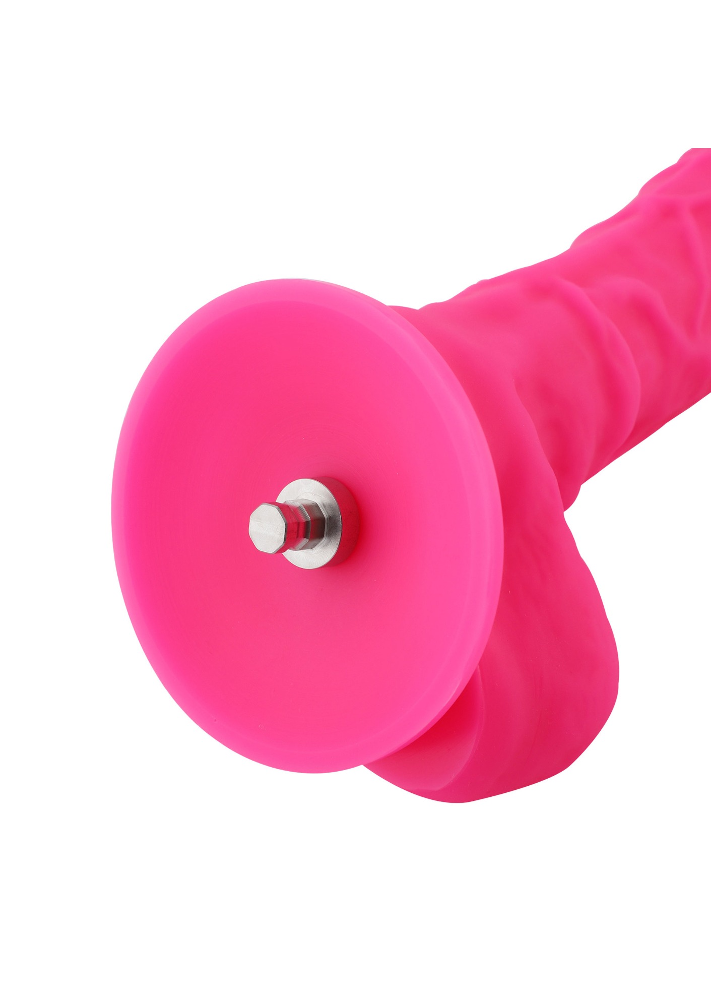 Dildo Realist Conectare KlicLok pentru Masini de Sex Hismith, Roz, 21 cm, #2, Erotic24.ro
