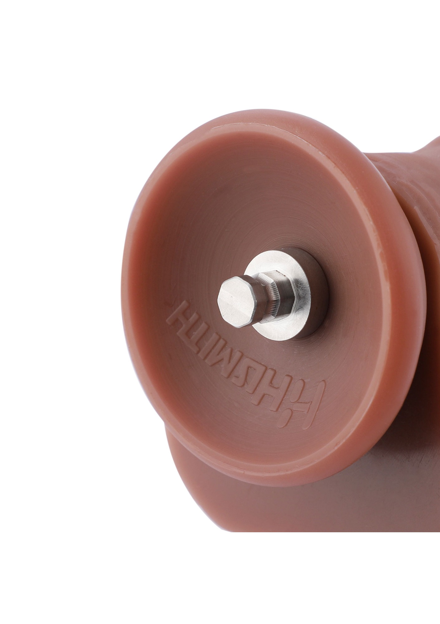 Dildo Realist Conectare KlicLok pentru Masini de Sex Hismith, Maro, 23cm, #7, Erotic24.ro