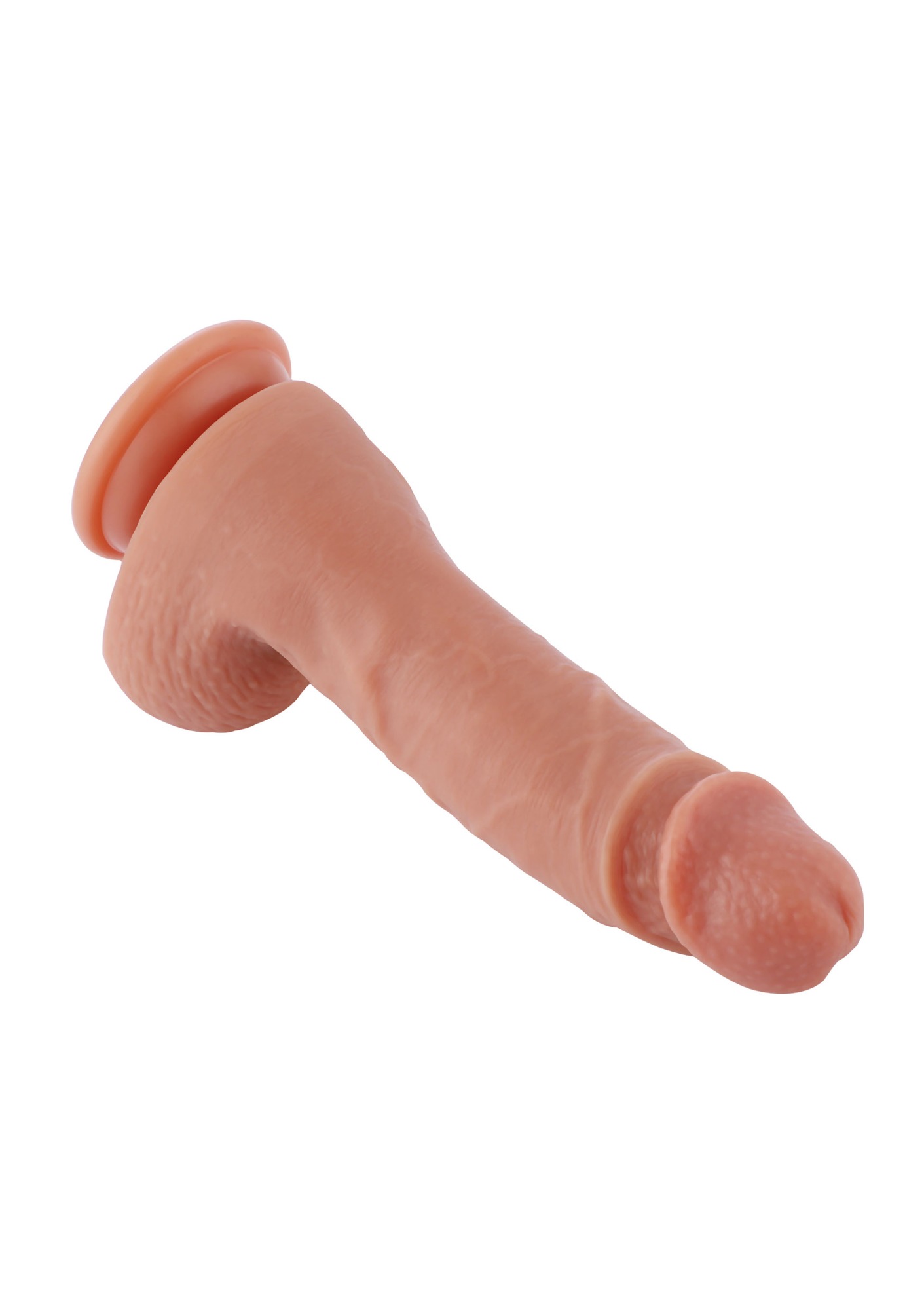 Dildo Realist Conectare KlicLok pentru Masini de Sex Hismith, Natural, 20 cm, Nr. 5, Erotic24.ro