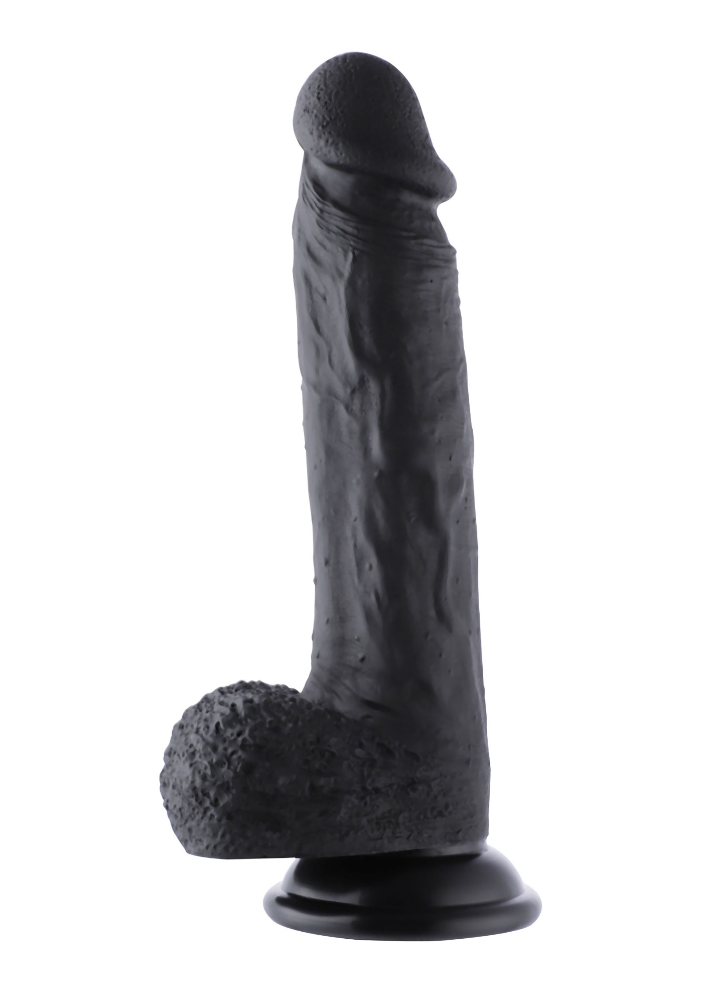 Dildo Realist Conectare KlicLok pentru Masini de Sex Hismith, Negru, 20 cm, #4, Erotic24.ro