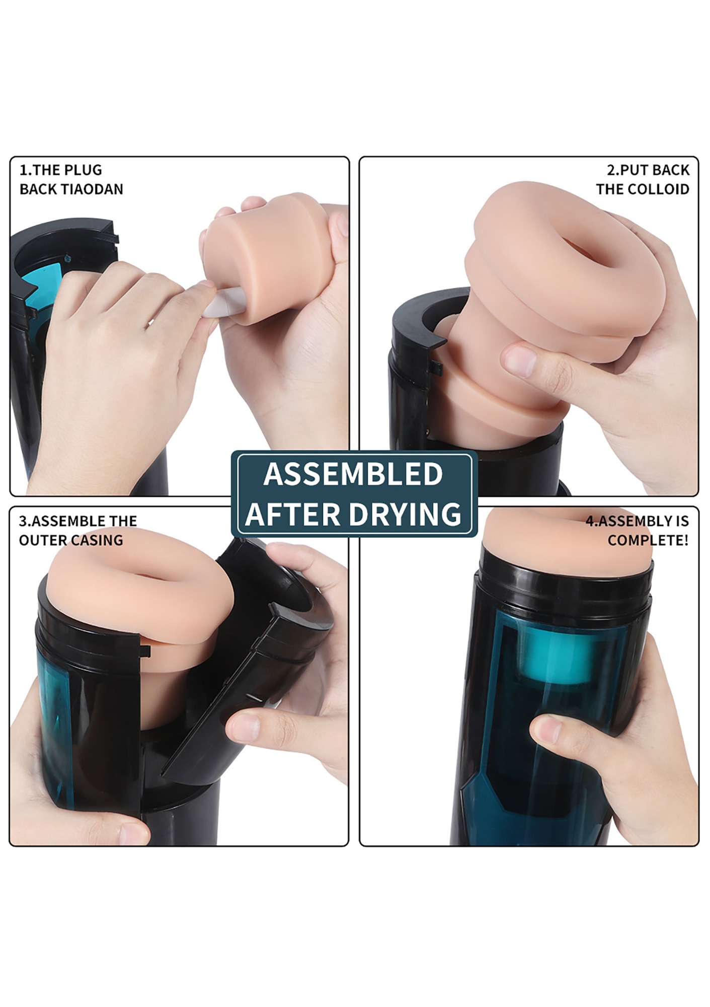 Masturbator 9 Moduri Impingere, 10 Moduri Vibratii, Conectare KlicLok pentru Masini de Sex Hismith, #9, Erotic24.ro