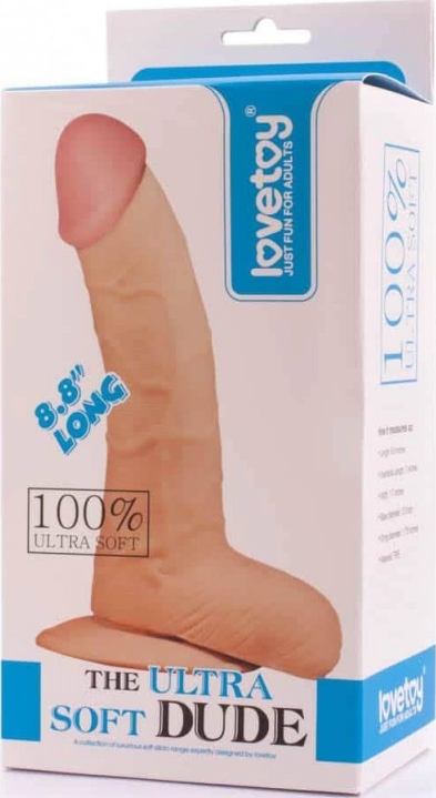 Dildo 2 The Ultra Soft Dude 22.3 cm, #4, Erotic24.ro