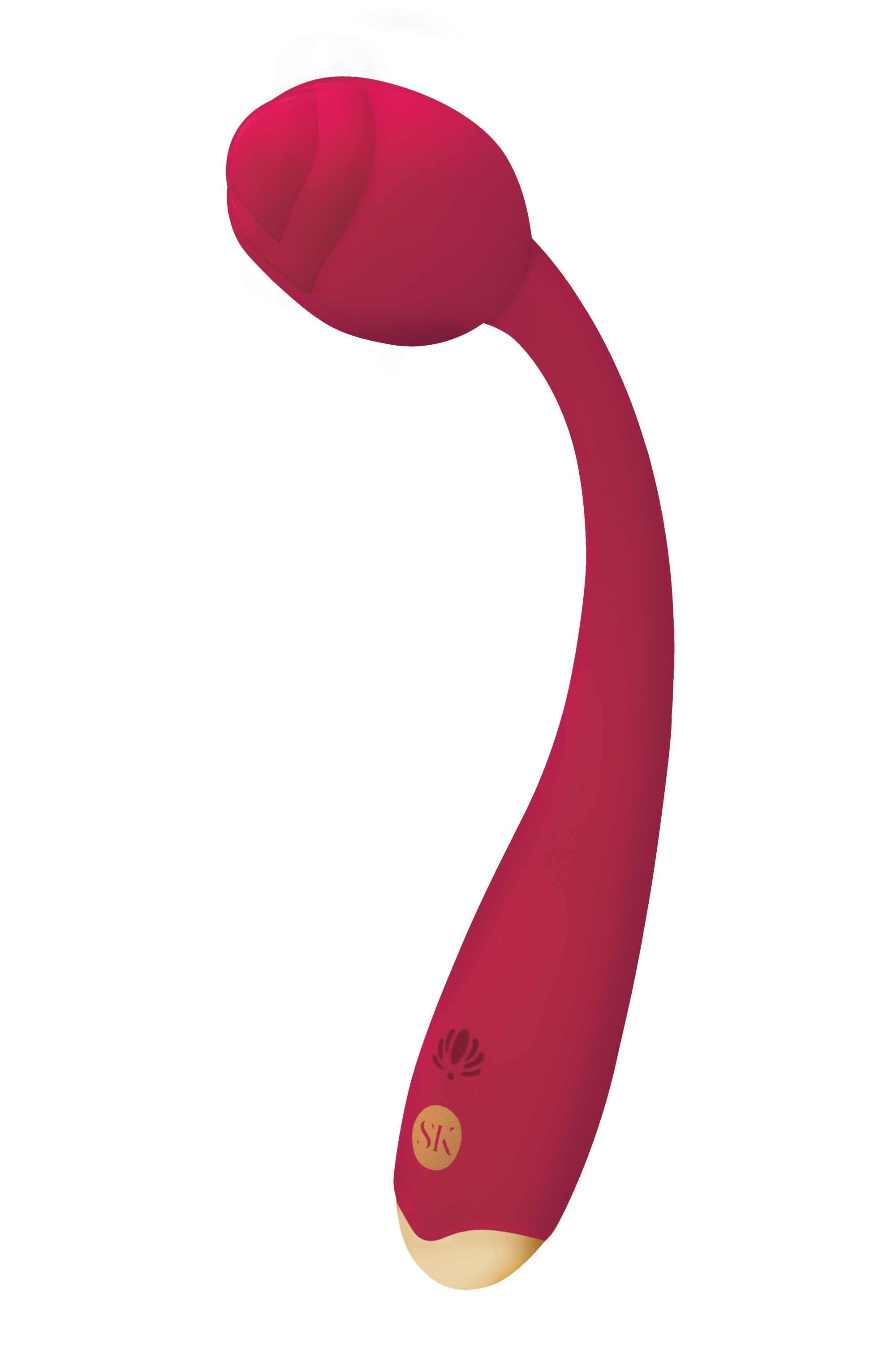 Vibrator Stem Flexi G-Spot Rosegasm, 9 Moduri Vibratii, Silicon, USB, Rosu, 21 cm, #1, Erotic24.ro
