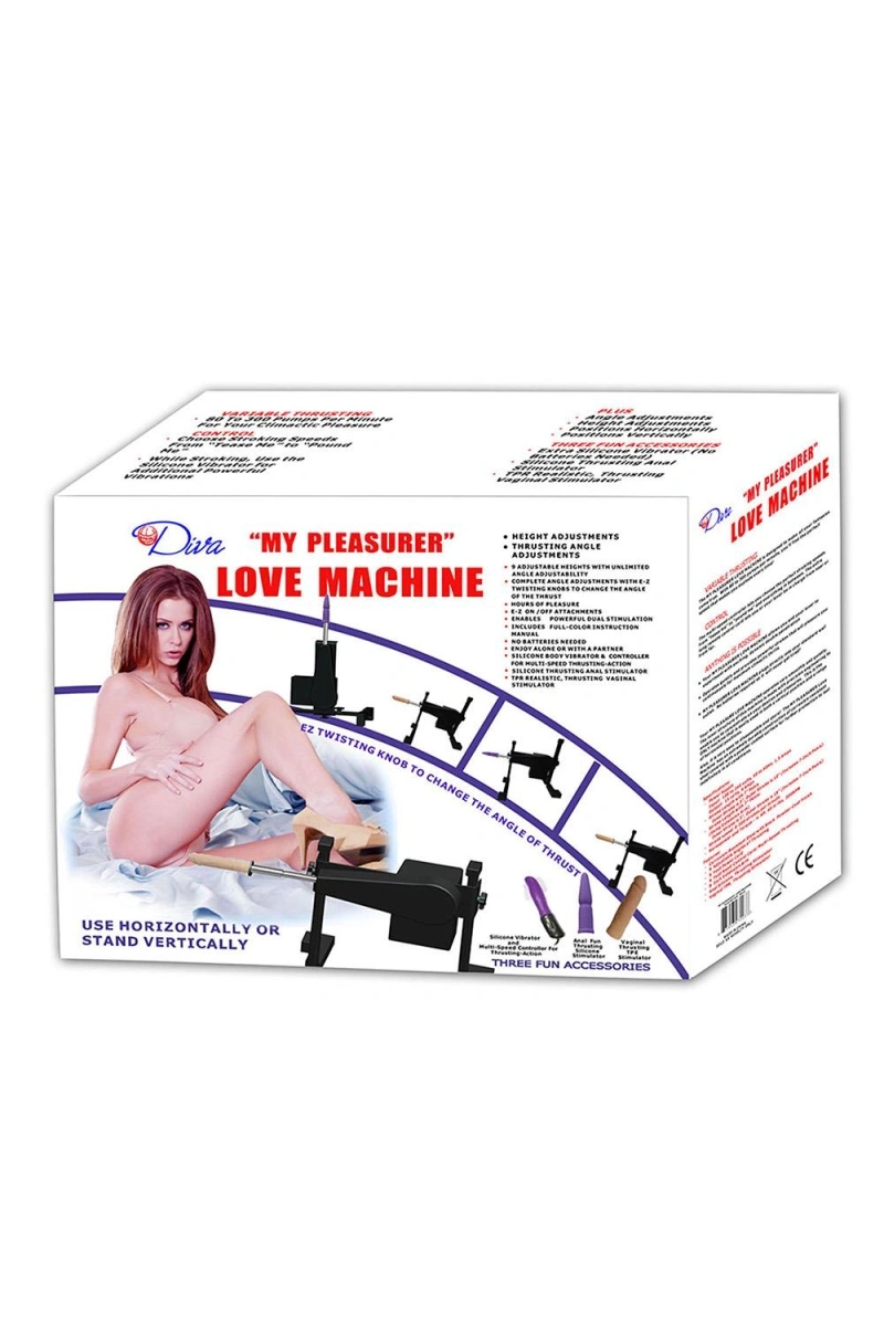 Masina de Sex My Pleasurer, 3 Accesorii, Multiple Pozitii, Control Telecomanda cu Fir, #9, Erotic24.ro