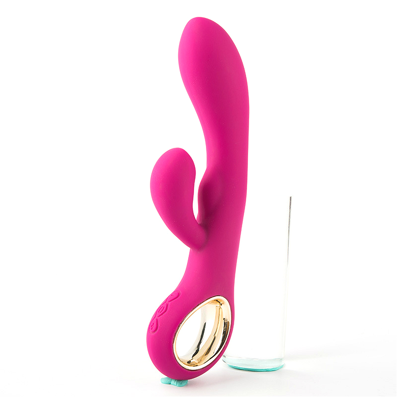 Vibrator Iepuras Melissa 10 Moduri Vibratii USB Roz Inchis 19 cm Mokko Toys, #1, Erotic24.ro