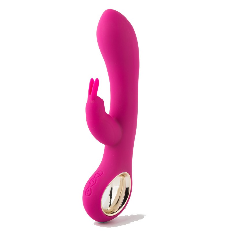 Vibrator Iepuras Linda Silicon USB 10 Moduri Roz Guilty Toys, Nr. 2, Erotic24.ro