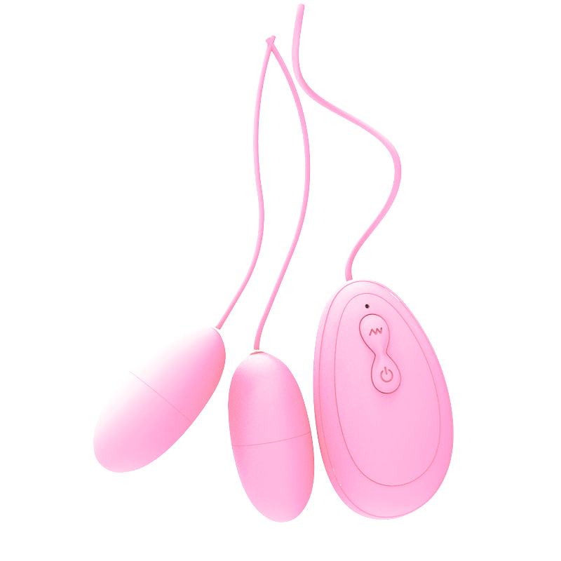 Oua Vibratoare Double Egg Remote Roz Mokko Toys, Nr. 1, Erotic24.ro
