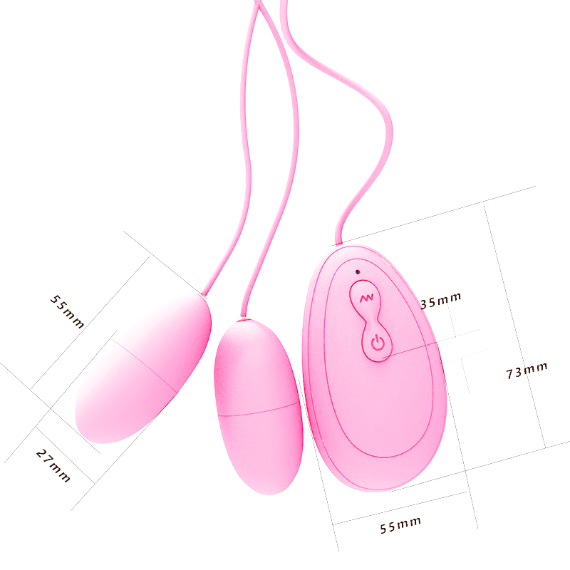 Oua Vibratoare Double Egg Remote Roz Mokko Toys, Nr. 2, Erotic24.ro