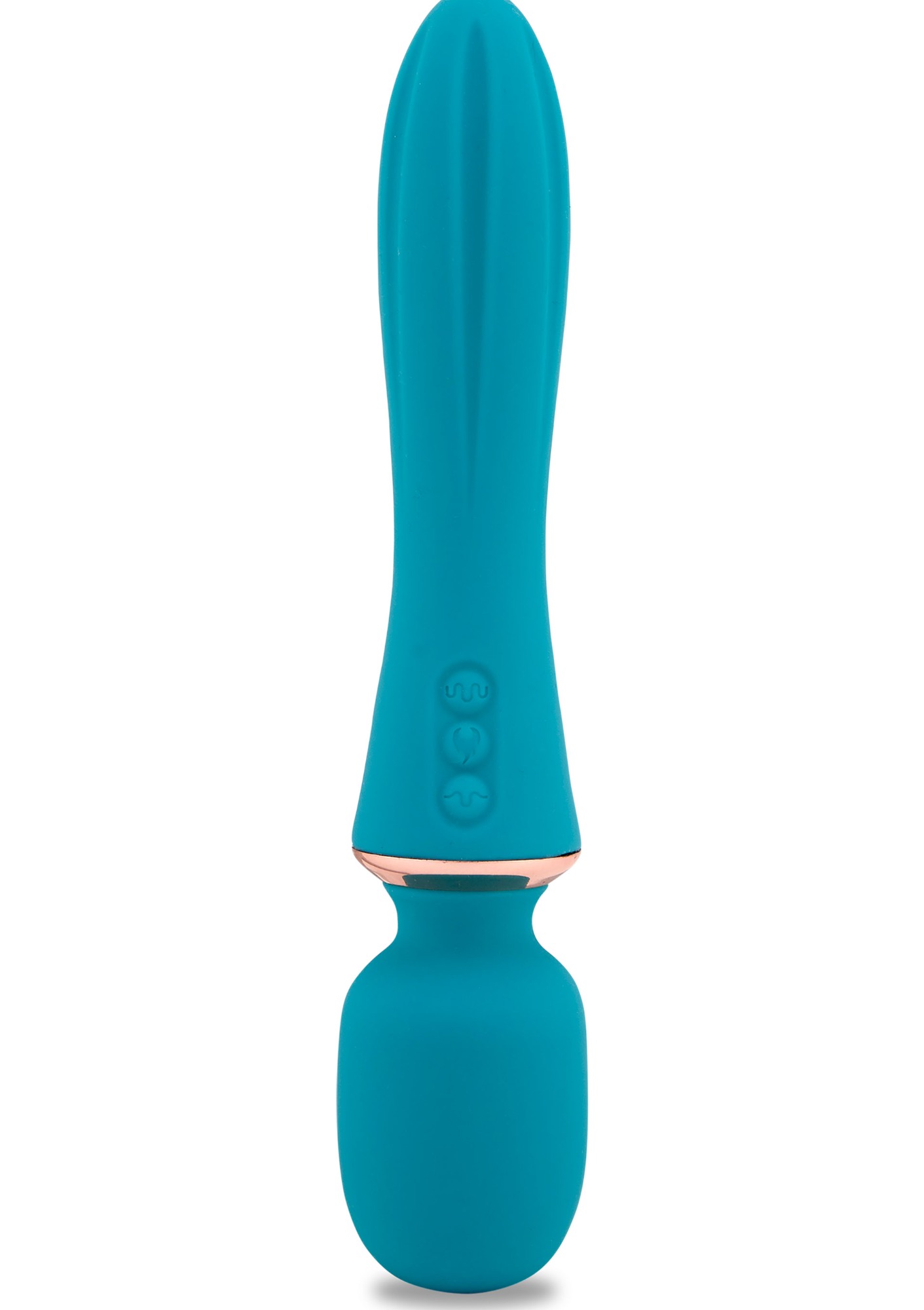 Vibrator Nubii Mika Wand, 12 Moduri Vibratii, Incalzire, Silicon, USB, Albastru, Nr. 4, Erotic24.ro